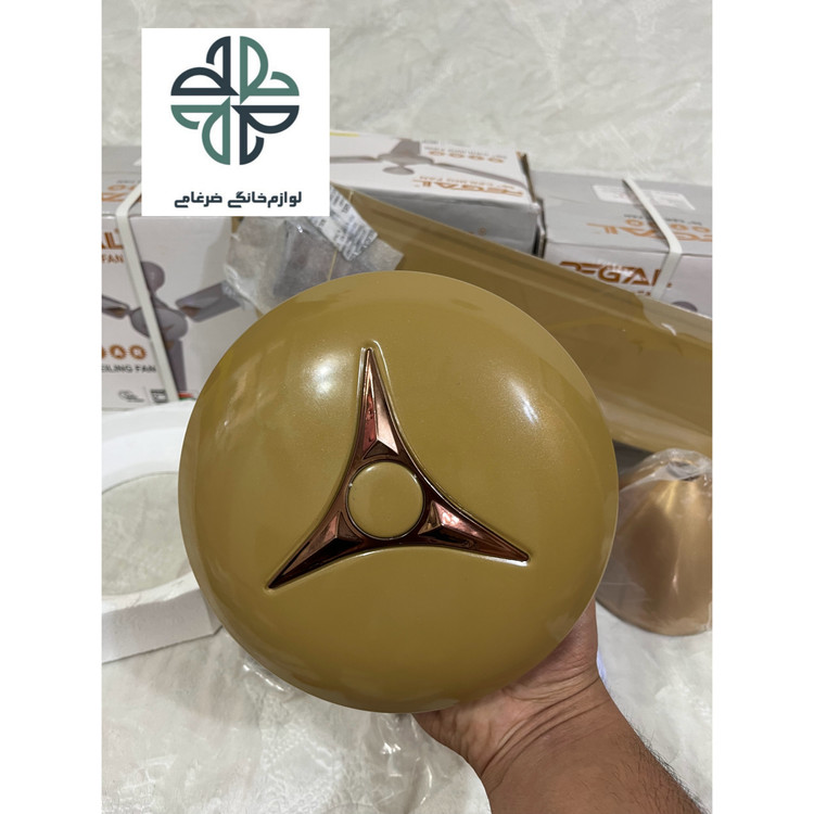 پنکه سقفی هندی اصل مارک رگال gold رنگ طلایی