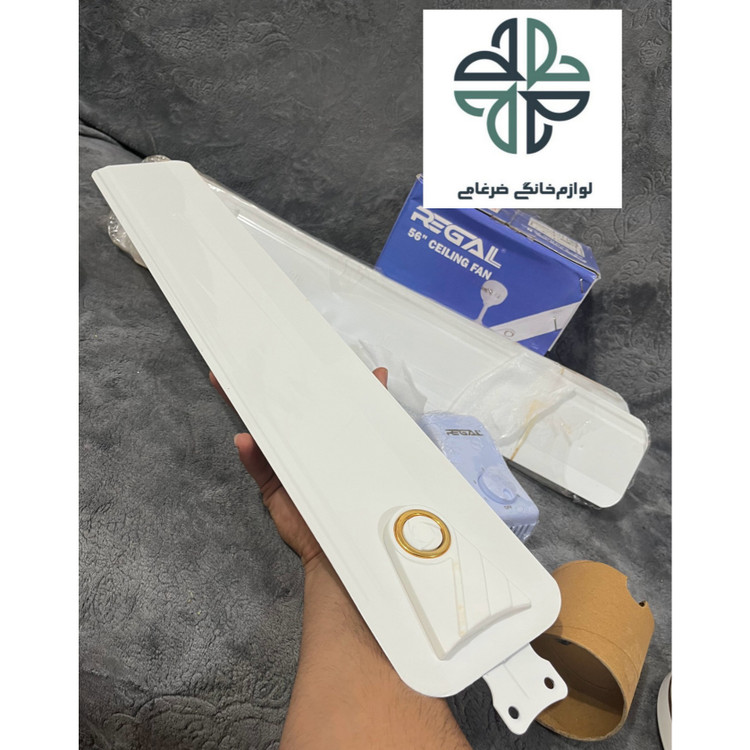 پنکه سقفی هندی اصل مارک رگال سفید white