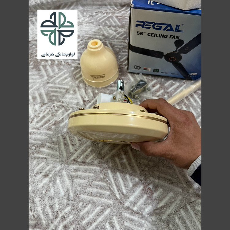 پنکه سقفی هندی اصل مارک رگال کرم