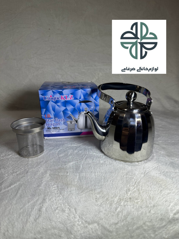 کتری استیل 1 لیتر یونیک Unique صافی دار