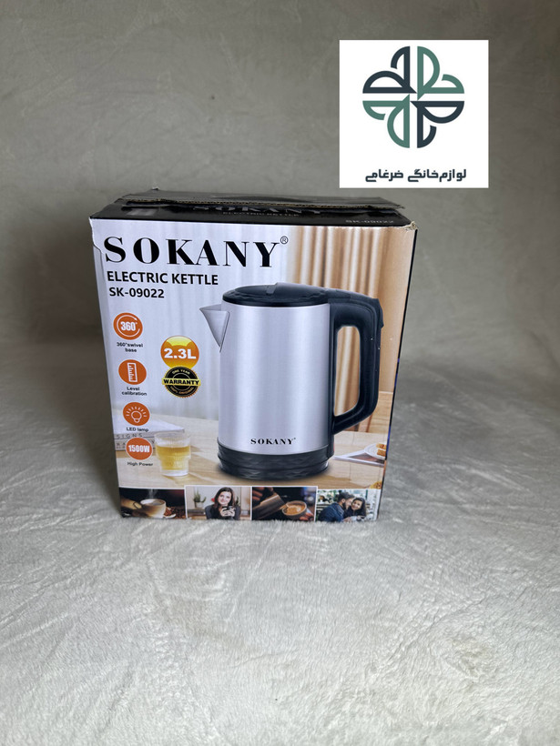 کتری برقی سوکانی مدل SK-09022 گنجایش 2.3 لیتر