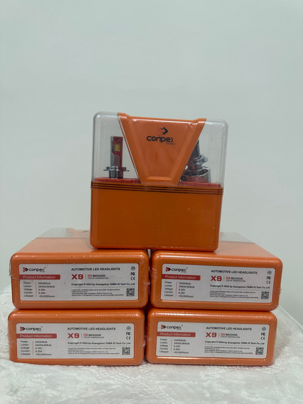 هدلایت 240 وات کانپکس مدل X9 پایه h7 اورجینال (اصل)