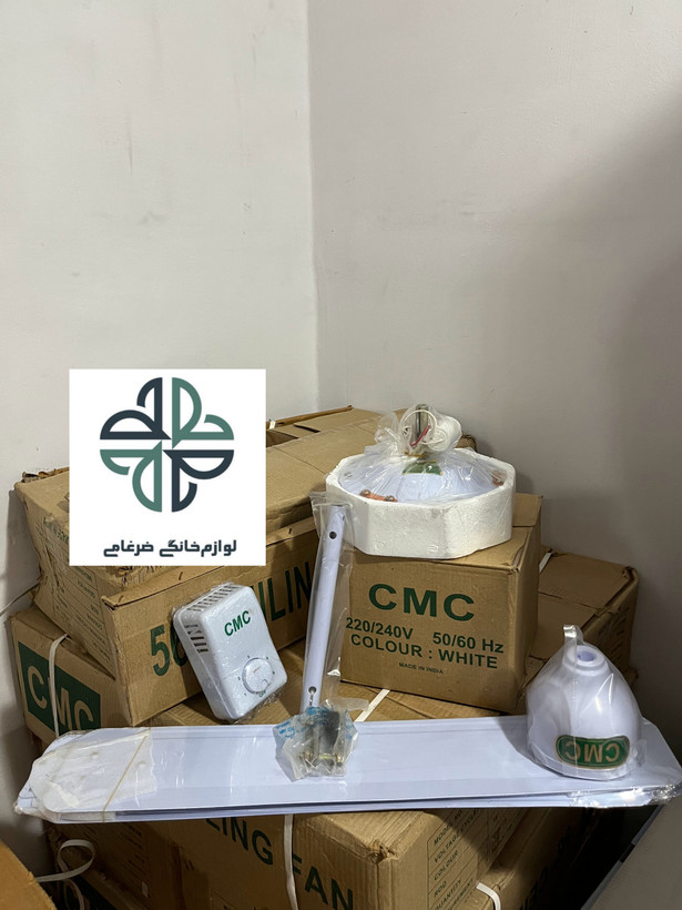 پنکه سقفی cmc هندی اصل سفید سی ام سی