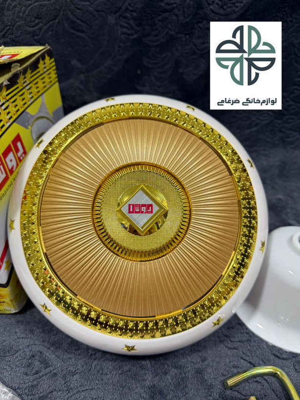 پنکه سقفی یوشا {سفید طلایی} موتور سنگین