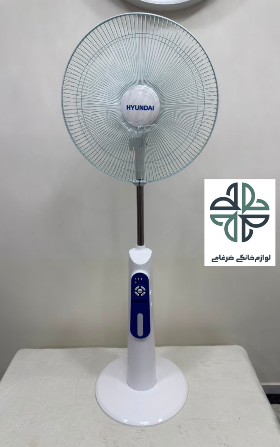 پنکه ایستاده شارژی کنترل دار برند هیوندا